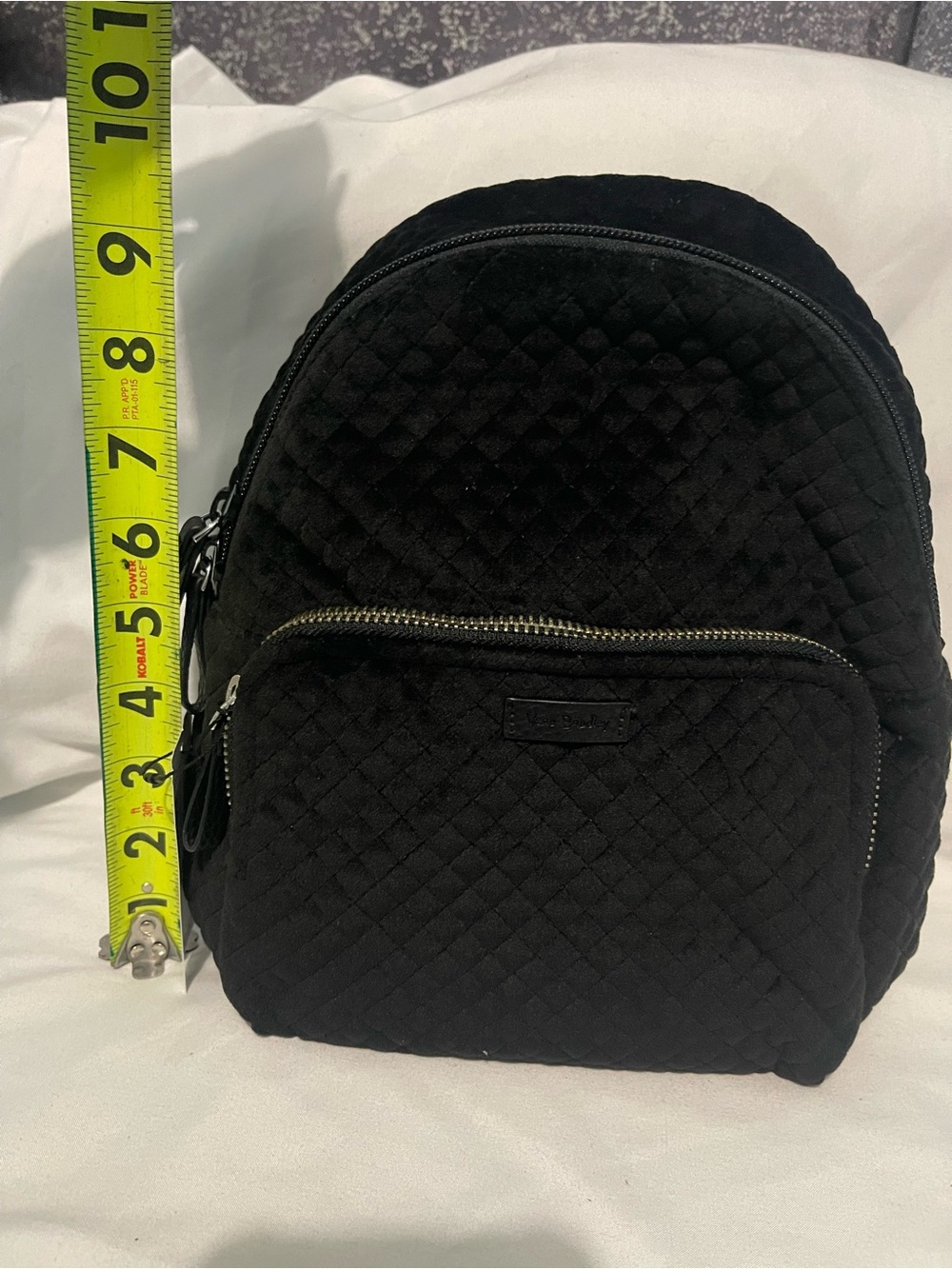 Vera Bradley Iconic Black Quilted Mini Backpack NWT - Picture 7 of 7